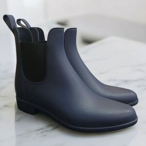 Storm by Cougar Blue Rubber Low Rise Rainboots Womans size 8